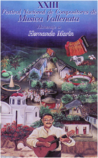 Afiche del Festival de Compositores de 1999: Homenaje a Hernando Marín.